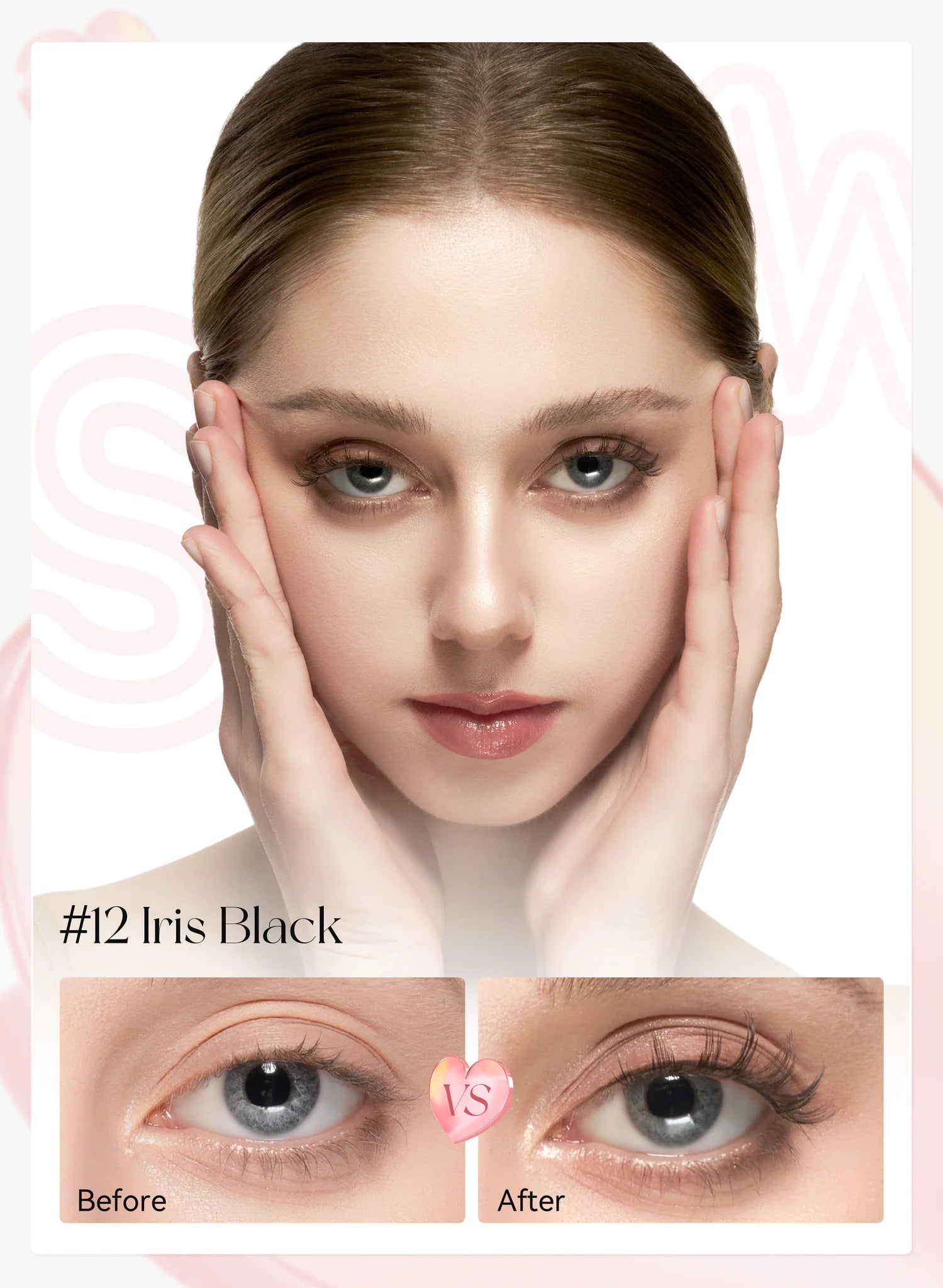 Wosado Double Magnetic Lashes - Iris Black - KAYSHE