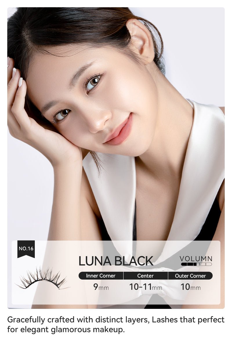 Wosado Double Magnetic Lashes - Luna Black - KAYSHE