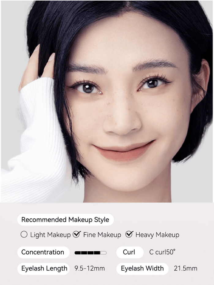 Wosado Double Magnetic Lashes - Pudding Black - KAYSHE