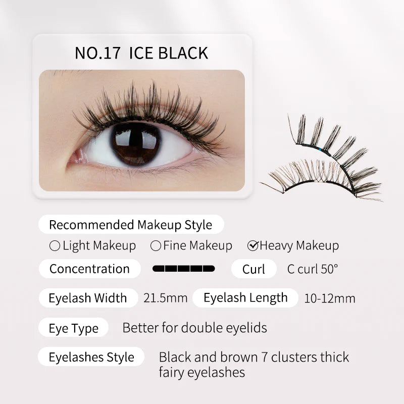 Wosado Double Magnetic Lashes - Ice Black