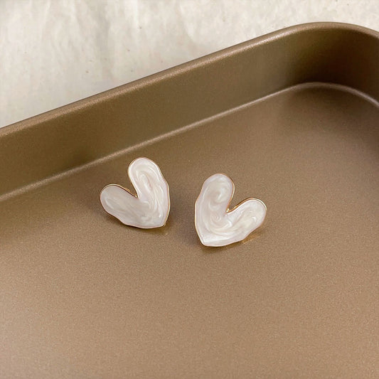 Felicity Heart Studs