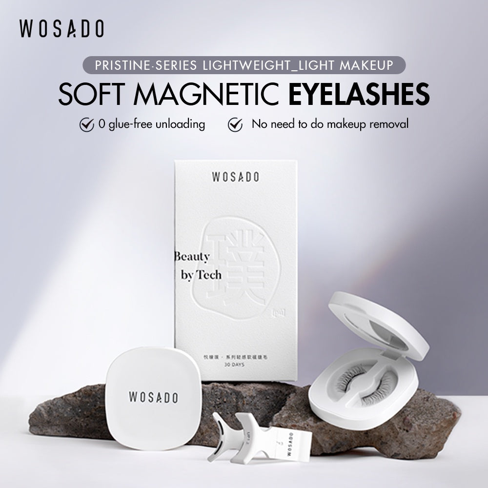 Wosado double magnetic lashes - Natural Black